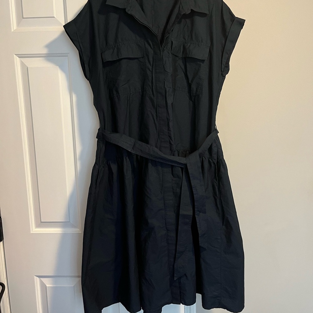 Elegant Black Shirt Dress